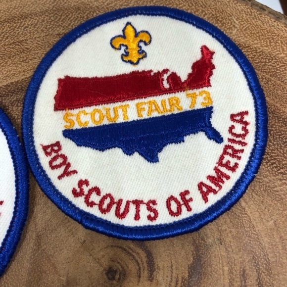 Lot of 2 Boy Scouts of America Scout Fair 1973 Patches - Picture 3 of 6
